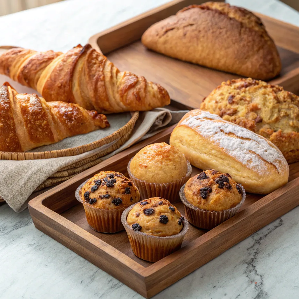 A selection of delicious bakery items